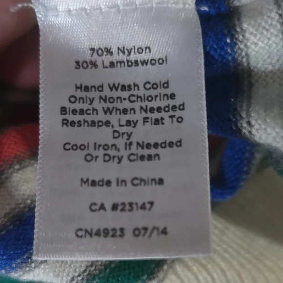 Talbots Striped Multicolor Sweater - Picture 6 of 7